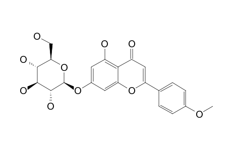 APIGENIN-7-O-BETA-D-GLUCOPYRANOSIDE-4'-O-METHYLETHER