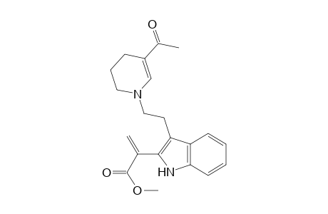 1H-Indole-2-acetic acid, 3-[2-(5-acetyl-3,4-dihydro-1(2H)-pyridinyl)ethyl]-.alpha.-methylene-, methyl ester