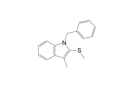 1-Benzyl-3-methyl-2-methylthioindole