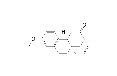 (4aS,10aR)-10a-allyl-7-methoxy-1,2,4,4a,10,10a-hexahydrophenanthren-3(9H)-one