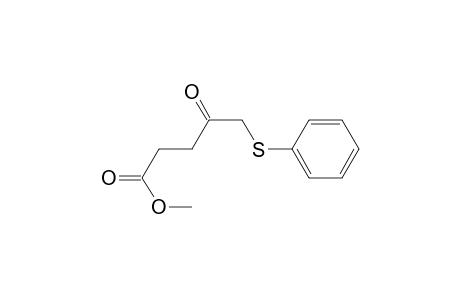 Pentanoic acid, 4-oxo-5-(phenylthio)-, methyl ester