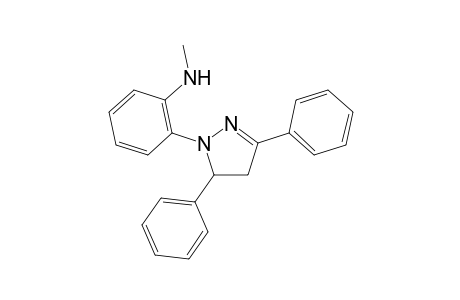 2-(3,5-diphenyl-4,5-dihydropyrazolyl)-N-methylaniline