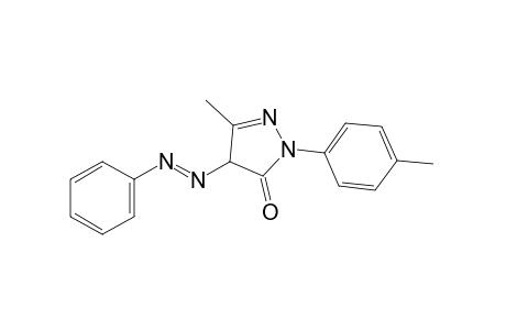 3-methyl-4-(phenylazo)-1-p-tolyl-2-pyrazolin-5-one