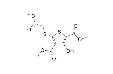 dimethyl 3-hydroxy-5-[(2-methoxy-2-oxoethyl)sulfanyl]-2,4-thiophenedicarboxylate