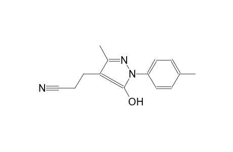 3-(5-Hydroxy-3-methyl-1-p-tolyl-1H-pyrazol-4-yl)-propionitrile