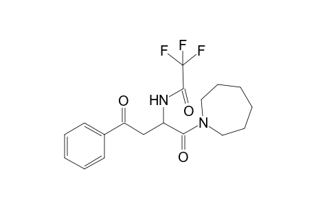 2-Trifluoroacetylamino-4-oxo-4-phenylbutanoylazepanine