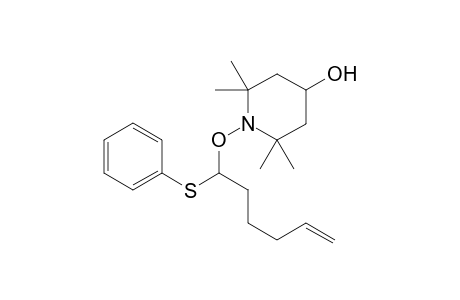 4-Hydroxy-2,2,6,6-1etramethyl-1-(1-phenylsulfanyl)hex-5-enoyloxy)piperidine