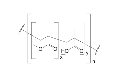 Polymethylmethacrylate bearing carboxylic acid