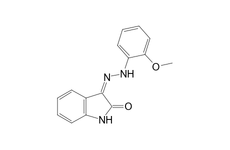 indole-2,3-dione, 3-[(o-methoxyphenyl)hydrazone]