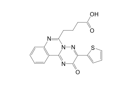 (3-(Thienyl-2)-2-oxo-2H-[1,2,4]triazino[2,3-c]quinazolin-6-yl)butanoic acid