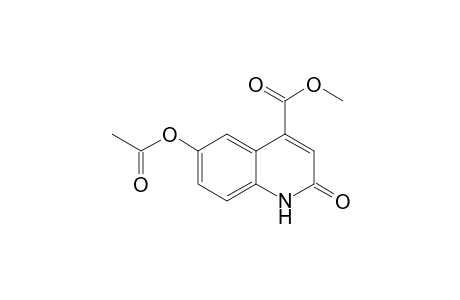 4-(Methoxycarbonyl)-6-acetxy-2-quinolone