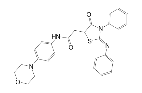 5-thiazolidineacetamide, N-[4-(4-morpholinyl)phenyl]-4-oxo-3-phenyl-2-(phenylimino)-, (2Z)-