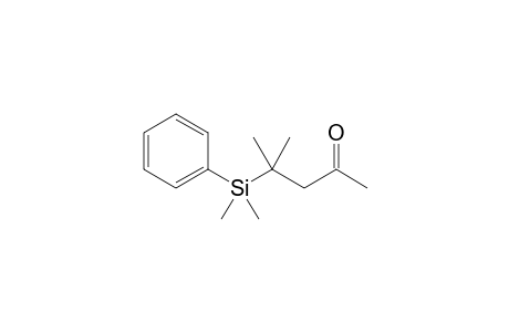 4-[dimethyl(phenyl)silyl]-4-methyl-2-pentanone