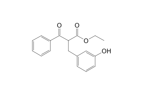 Ethyl 2-(3'-hydroxybenzyl)-3-oxo-3-phenylpropionate