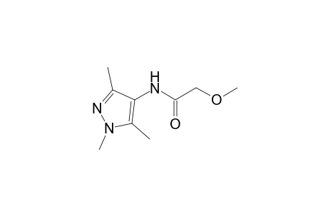 Acetamide, 2-methoxy-N-(1,3,5-trimethyl-1H-pyrazol-4-yl)-