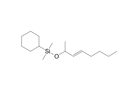 2-Cyclohexyldimethylsilyloxyoct-3-ene