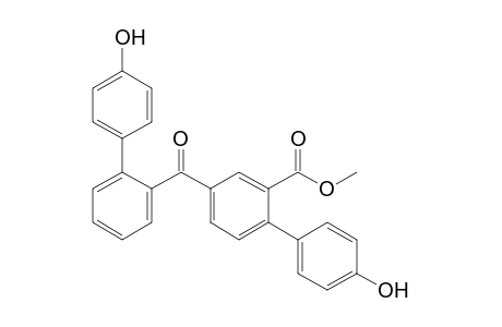 Methyl 4'-Hydroxy-4-(4'-hydroxybiphenylcarbonyl)biphenyl-2-carboxylate