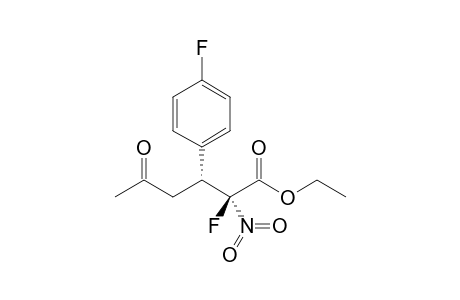 (2S,3R)-Ethyl 2-fluoro-2-nitro-3-(4-fluorophenyl)-5-oxohexanoate