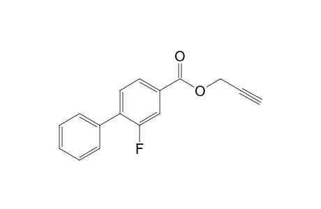 [1,1'-Biphenyl]-4-carboxylic acid, 2-fluoro-, 2-propynyl ester