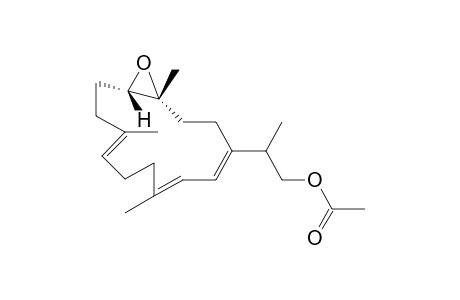 15-(Acetoxymethyl)-cembra-11,12-epoxy-4,8,13-triene