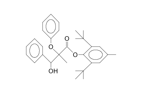 (2RS, 3RS)-2-Methyl-3-hydroxy-2-phenoxy-3-phenyl-propanoic acid, 4-methyl-2,6-di-tert-butyl-phenyl ester