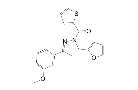 5-(2-furyl)-3-(3-methoxyphenyl)-1-(2-thienylcarbonyl)-4,5-dihydro-1H-pyrazole