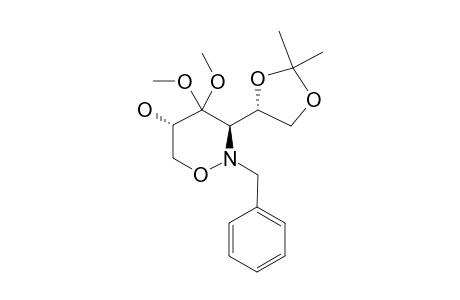 (3R,5S)-2-BENZYL-3-[(4S)-2,2-DIMETHYL-1,3-DIOXOLAN-4-YL]-5-HYDROXY-4,4-DIMETHOXY-3,4,5,6-TETRAHYDRO-2H-[1,2]-OXAZINE