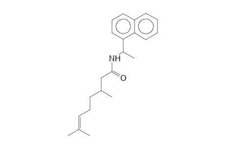 3,7-Dimethyl-oct-6-enoic acid, (1-naphthalen-1-yl-ethyl)-amide