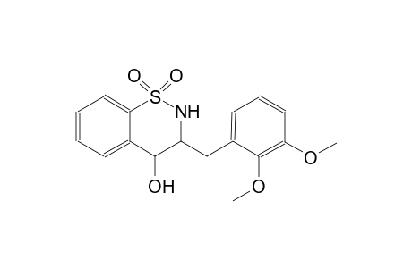 2H-1,2-benzothiazin-4-ol, 3-[(2,3-dimethoxyphenyl)methyl]-3,4-dihydro-, 1,1-dioxide