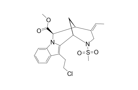 [METHYL_3-(E)-ETHYLIDENE-7-(2-CHLOROETHYL)-1,2,3,4,5,6-HEXAHYDRO-2,6-METHANO-[1.4]-DIAZOCINO-[1.2-A]-INDOLE-1-BETA-CARBOXYLATE]-N-SULFONAMIDE