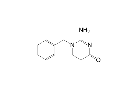 4(1H)-Pyrimidinone, 2-amino-5,6-dihydro-1-(phenylmethyl)-