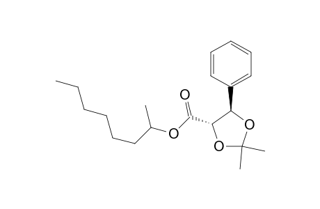 1-Methylheptyl trans-5-phenyl-2,2-dimethyl-1,3-dioxolan-4-carboxylate