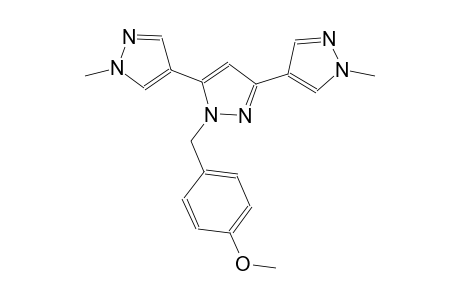 1'-(4-methoxybenzyl)-1,1''-dimethyl-1H,1'H,1''H-4,3':5',4''-terpyrazole