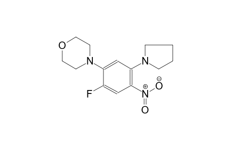 morpholine, 4-[2-fluoro-4-nitro-5-(1-pyrrolidinyl)phenyl]-