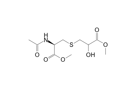(2R)-2-acetamido-3-[(2-hydroxy-3-keto-3-methoxy-propyl)thio]propionic acid methyl ester