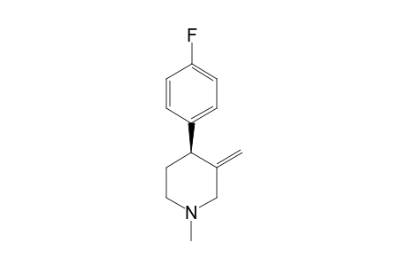 (4S)-4-(4-fluorophenyl)-1-methyl-3-methylene-piperidine