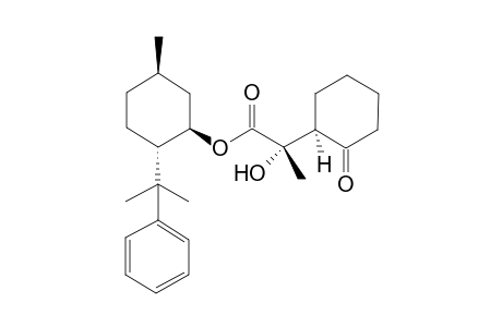 (2S,3R)-5-Methyl-2-(1-methyl-1-phenylethyl)cyclohexyl 2-hydroxy-2-(2-oxocyclohexyl)propanoate