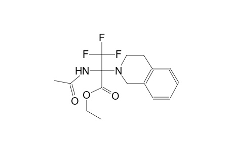ethyl 2-(acetylamino)-2-(3,4-dihydro-2(1H)-isoquinolinyl)-3,3,3-trifluoropropanoate