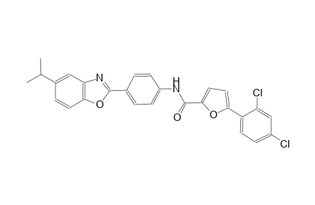 5-(2,4-dichlorophenyl)-N-[4-(5-isopropyl-1,3-benzoxazol-2-yl)phenyl]-2-furamide