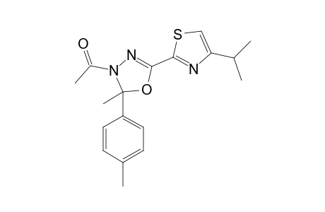 1-(5-(4-Isopropylthiazol-2-yl)-2-methyl-2-p-tolyl-1,3,4-oxadiazol-3(2H)-yl)ethanone
