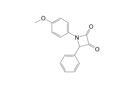 1-(4-Methoxyphenyl)-4-phenyl-2,3-azetidinedione
