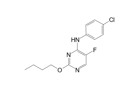 2-Butoxy-N-(4-chlorophenyl)-5-fluoropyrimidin-4-amine