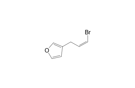 (Z)-3-(3-Bromoprop-2-en-1-yl)furan