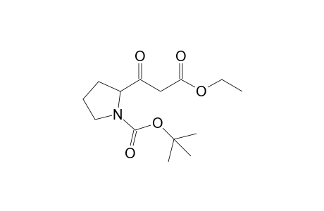 Ethyl 1-[(1,1-dimethylethoxy)carbonyl]-.beta.-oxo-2-pyrrolidinepropanoate