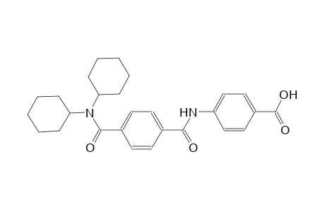 4-({4-[(dicyclohexylamino)carbonyl]benzoyl}amino)benzoic acid