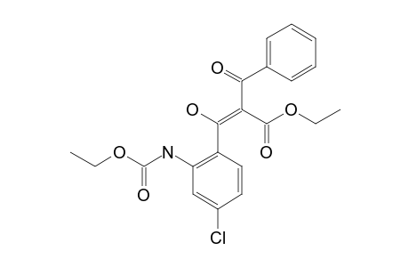 ETHYL-[(4-CHLORO-(2-ETHOXYCARBONYLAMINOPHENYL)-HYDROXYMETHYLIDENE]-BENZOYLACETATE;ENOL-FORM