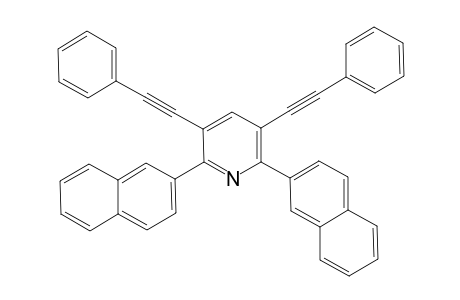 2,6-Di(naphthalen-2-yl)-3,5-bis(phenylethynyl)pyridine
