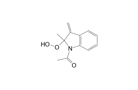 1-(2-hydroperoxy-2-methyl-3-methylene-1-indolyl)ethanone