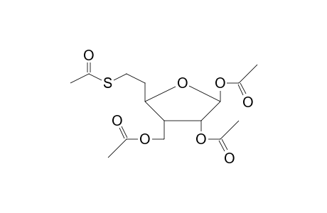 Acetic acid, 4,5-diacetoxy-2-(2-acetylthioethyl)tetrahydrofuran-3-ylmethyl ester