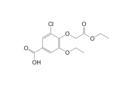 3-chloro-5-ethoxy-4-(2-ethoxy-2-oxoethoxy)benzoic acid